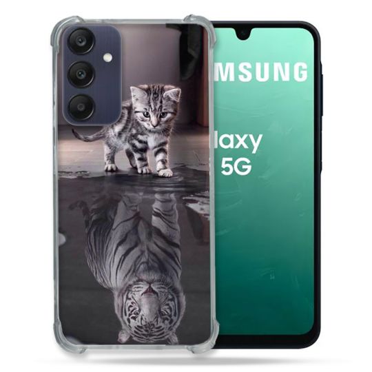 Coque Renforcée Pour Samsung Galaxy A16 5G Animal Chat Reflet