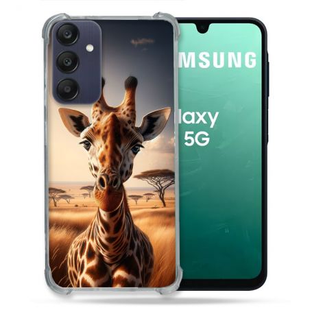 Coque Renforcée Pour Samsung Galaxy A16 5G Animal Girafe Savane
