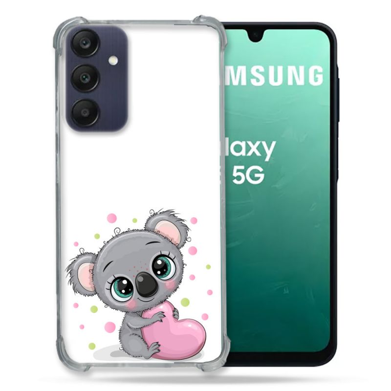 Coque Renforcée Pour Samsung Galaxy A16 5G Animal Koala Cœur
