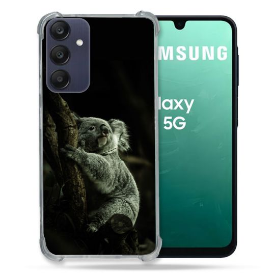 Coque Renforcée Pour Samsung Galaxy A16 5G Animal Koala Noir