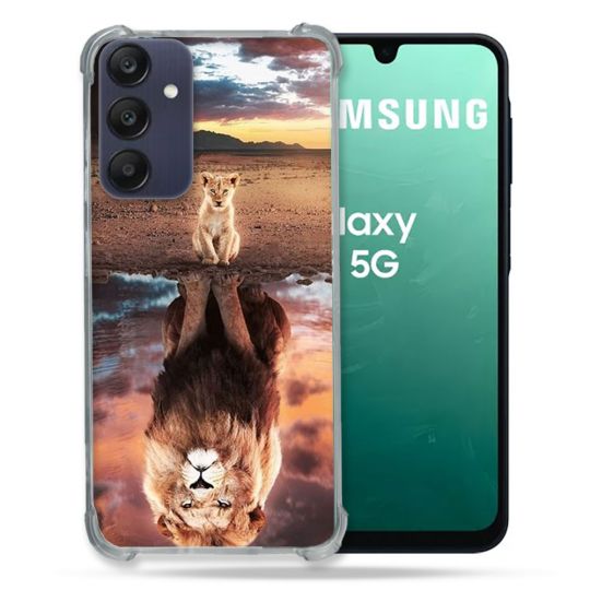 Coque Renforcée Pour Samsung Galaxy A16 5G Animal Lion Reflet
