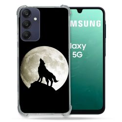 Coque Renforcée Pour Samsung Galaxy A16 5G Animal Loup Noir