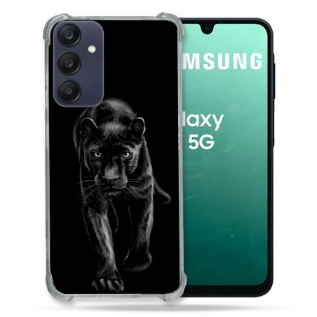 Coque Renforcée Pour Samsung Galaxy A16 5G Animal Panthère Noire