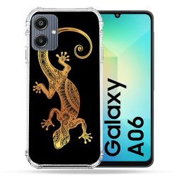 Coque Renforcée Pour Samsung Galaxy A06 Animal Lezard Noir