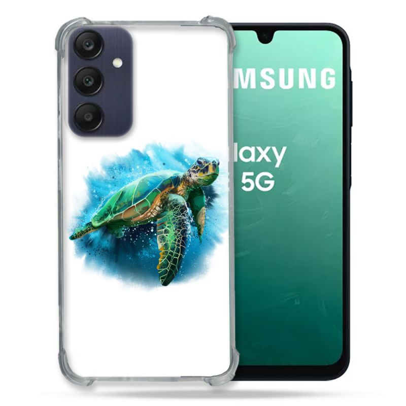 Coque Renforcée Pour Samsung Galaxy A16 5G Animal Tortue Blanche multicolore