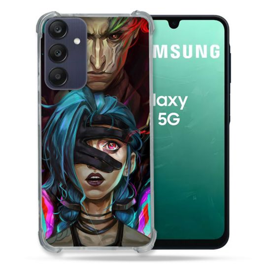 Coque Renforcée Pour Samsung Galaxy A16 5G Arcane Jynx Bleu