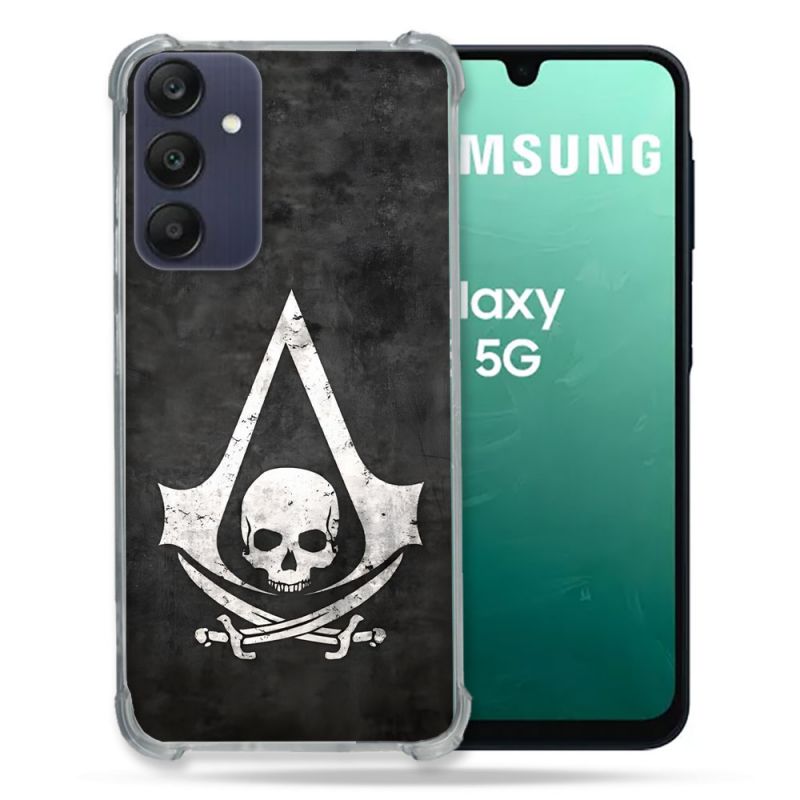 Coque Renforcée Pour Samsung Galaxy A16 5G Assassin Creed Tete Mort