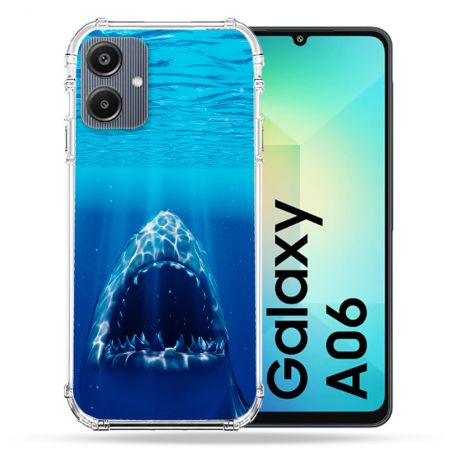 Coque Renforcée Pour Samsung Galaxy A06 Animal Requin Dent