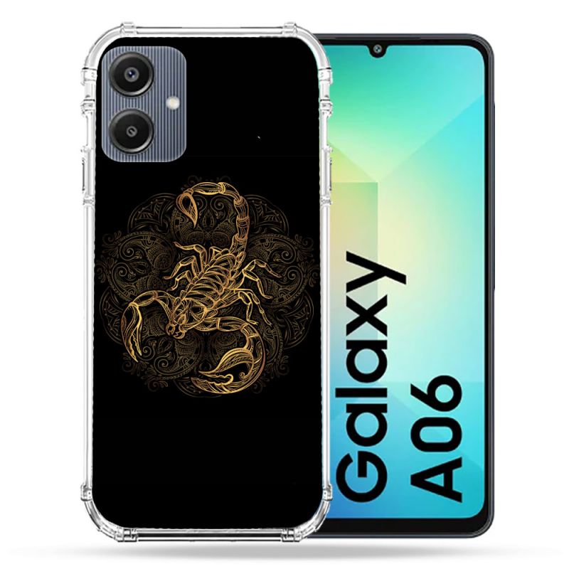 Coque Renforcée Pour Samsung Galaxy A06 Animal Scorpion Fresque