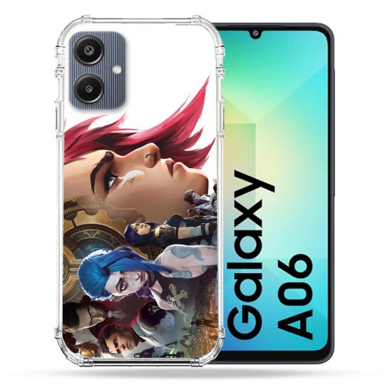 Coque Renforcée Pour Samsung Galaxy A06 Arcane Jynx Sœur