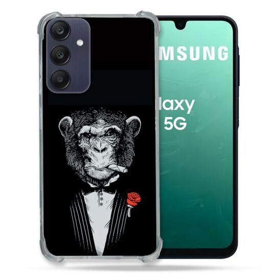 Coque Renforcée Pour Samsung Galaxy A16 5G Decale Singe Mafia