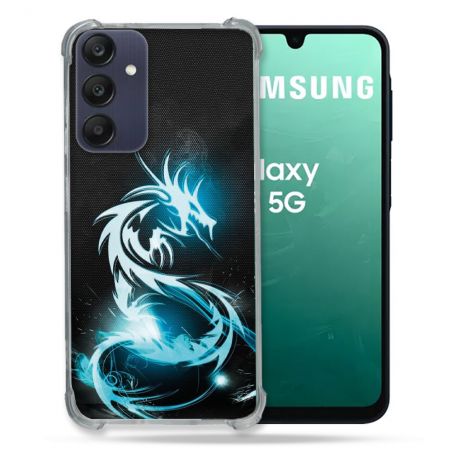 Coque Renforcée Pour Samsung Galaxy A16 5G Fantastique Dragon Bleu