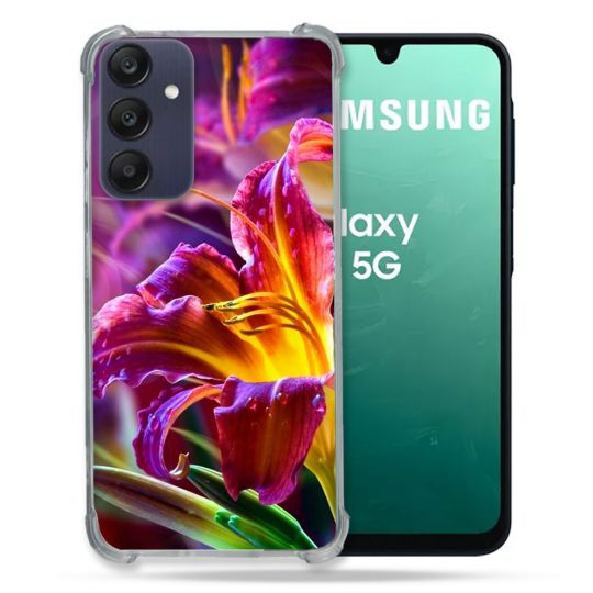 Coque Renforcée Pour Samsung Galaxy A16 5G Fleur Lys Color