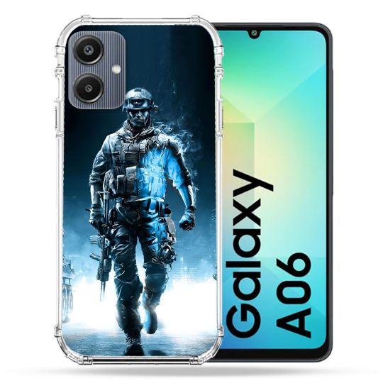 Coque Renforcée Pour Samsung Galaxy A06 Call Of Duty Guerrier