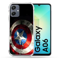 Coque Renforcée Pour Samsung Galaxy A06 Captain America Bouclier
