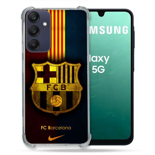 Coque Renforcée Pour Samsung Galaxy A16 5G Foot FC Barcelone Vintage