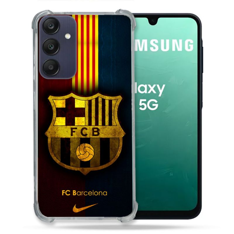 Coque Renforcée Pour Samsung Galaxy A16 5G Foot FC Barcelone Vintage