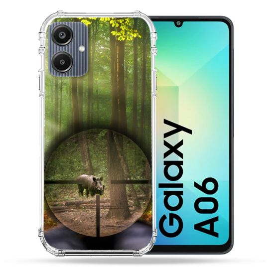 Coque Renforcée Pour Samsung Galaxy A06 Chasse Sanglier Viseur