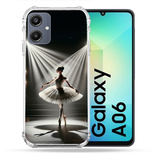 Coque Renforcée Pour Samsung Galaxy A06 Danseuse Lumière