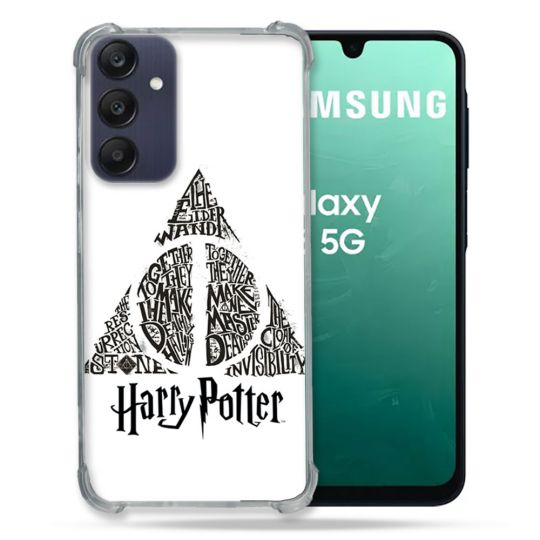 Coque Renforcée Pour Samsung Galaxy A16 5G Harry Potter Hollows triangle Blanc