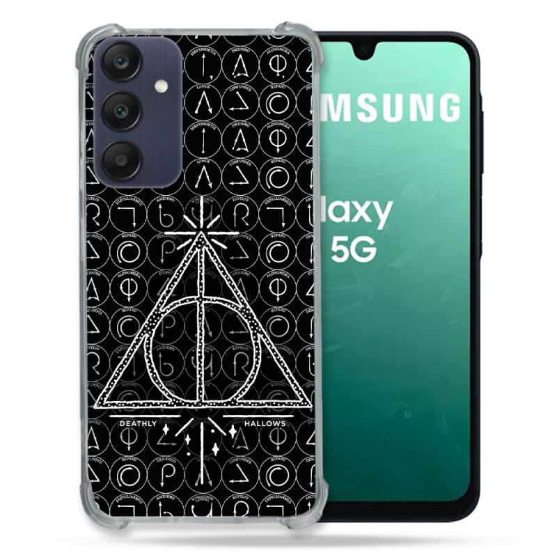Coque Renforcée Pour Samsung Galaxy A16 5G Harry Potter Hollows Triangle Noir