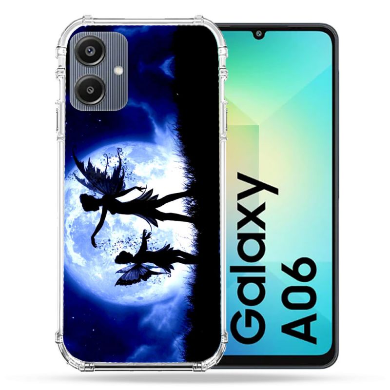 Coque Renforcée Pour Samsung Galaxy A06 Fantastique Fee Lune