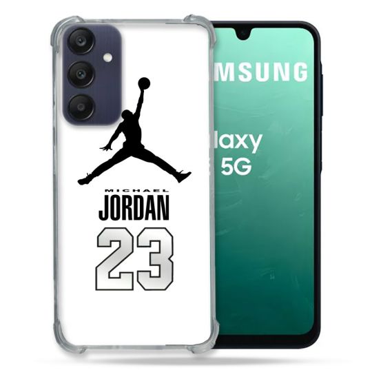 Coque Renforcée Pour Samsung Galaxy A16 5G Jordan 23 Blanc