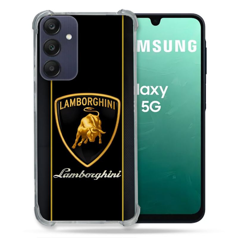 Coque Renforcée Pour Samsung Galaxy A16 5G Lamborghini Carbone