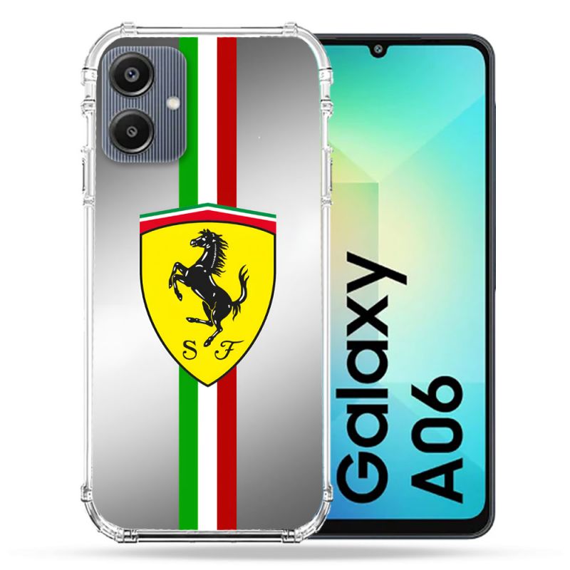 Coque Renforcée Pour Samsung Galaxy A06 Ferrari Ligne