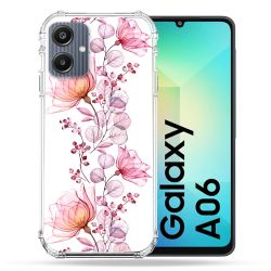 Coque Renforcée Pour Samsung Galaxy A06 Fleur Eclosion