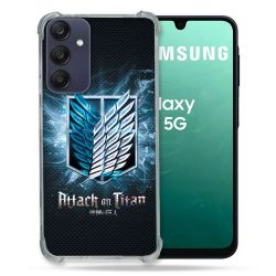 Coque Renforcée Pour Samsung Galaxy A16 5G Manga Attaque Titans Noir
