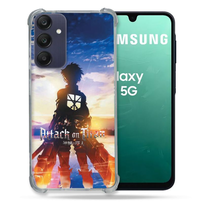 Coque Renforcée Pour Samsung Galaxy A16 5G Manga Attaque Titans Soleil