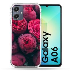 Coque Renforcée Pour Samsung Galaxy A06 Fleur Pivoine