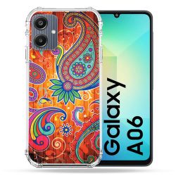Coque Renforcée Pour Samsung Galaxy A06 Fleur Psychedelic