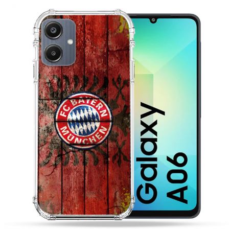 Coque Renforcée Pour Samsung Galaxy A06 Foot Bayern Munich Drapeau