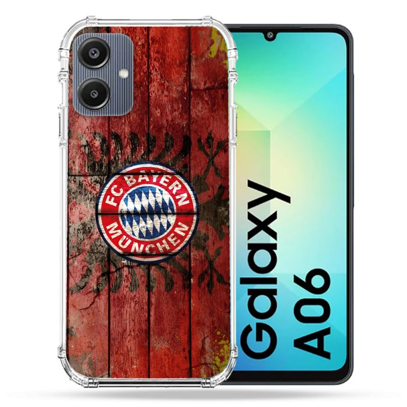 Coque Renforcée Pour Samsung Galaxy A06 Foot Bayern Munich Drapeau
