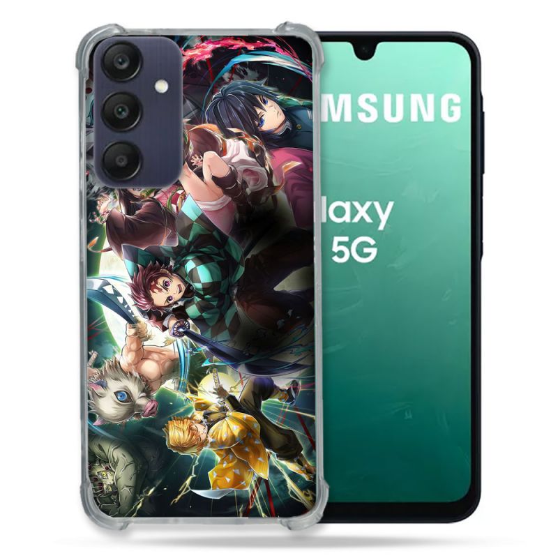 Coque Renforcée Pour Samsung Galaxy A16 5G Manga Demon Slayer Groupe