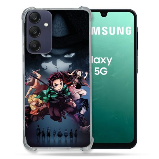 Coque Renforcée Pour Samsung Galaxy A16 5G Manga Demon Slayer Noir