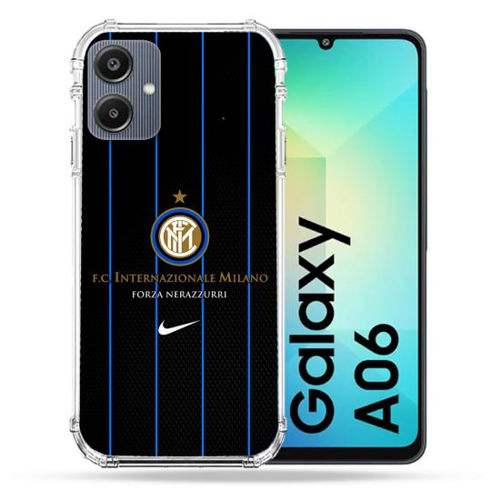 Coque Renforcée Pour Samsung Galaxy A06 Foot Inter Milan