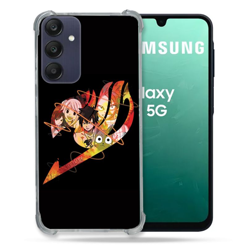 Coque Renforcée Pour Samsung Galaxy A16 5G Manga Fairy Tail Logo Noir