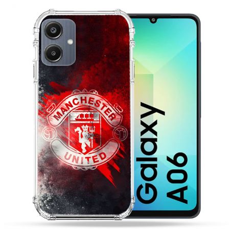 Coque Renforcée Pour Samsung Galaxy A06 Foot Manchester United