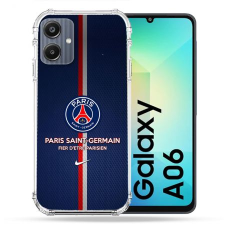 Coque Renforcée Pour Samsung Galaxy A06 Foot PSG Fier