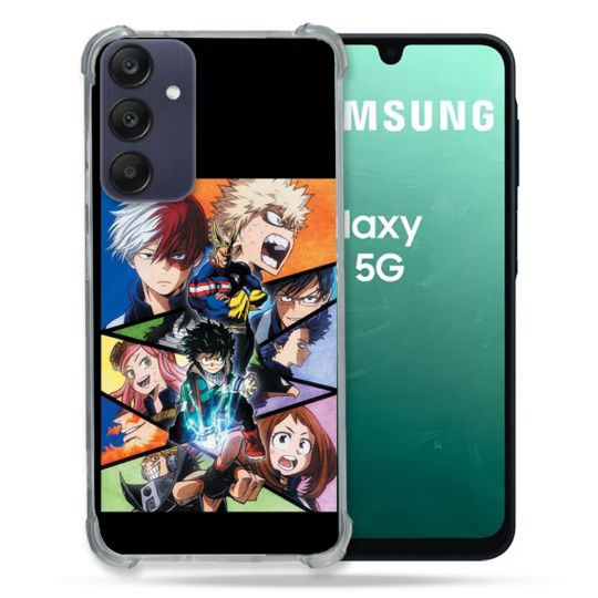 Coque Renforcée Pour Samsung Galaxy A16 5G Manga My Hero Academia Noir