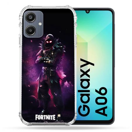 Coque Renforcée Pour Samsung Galaxy A06 Fortnite Raven