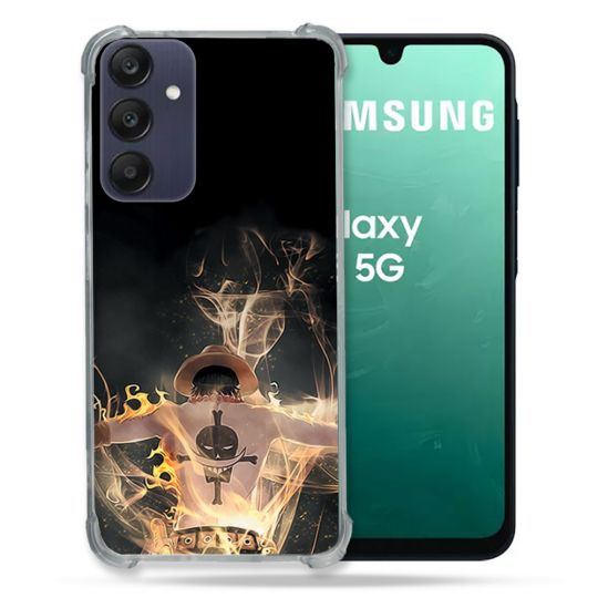 Coque Renforcée Pour Samsung Galaxy A16 5G Manga One Piece Ace Noir