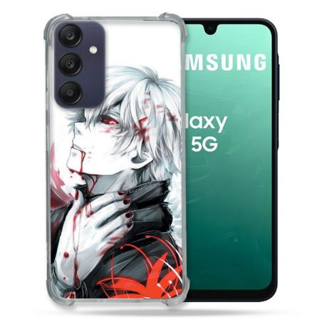 Coque Renforcée Pour Samsung Galaxy A16 5G Manga Tokyo Ghoul Kaneki Blanc