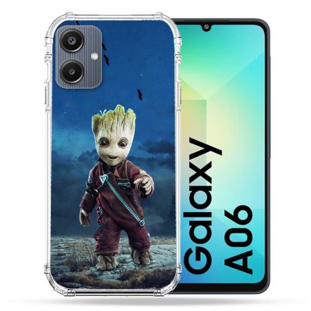Coque Renforcée Pour Samsung Galaxy A06 Groot Bleu