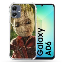 Coque Renforcée Pour Samsung Galaxy A06 Groot Vert