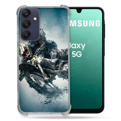 Coque Renforcée Pour Samsung Galaxy A16 5G Moto Cross Ombre
