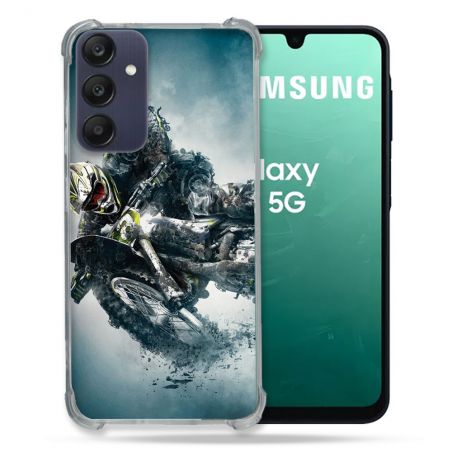 Coque Renforcée Pour Samsung Galaxy A16 5G Moto Cross Ombre